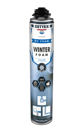 ZETTEX Winterfoam Installation Foam (usable down to -10 °C; 750 ml)
