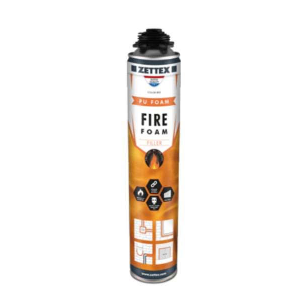 ZETTEX PU Foam Fire NBS B1 - Fireproof Sealing Foam (750 ml)