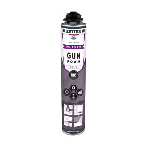 Zettex NBS Fast-Curing Gunfoam – 750 ml